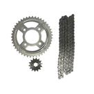 Kit da coroa e pinhão Cg 125 Fan 2009 a 2013 Nakata TM10115