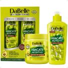 Kit DaBelle Abacate Nutritivo: Shampoo 410ml e Condicionador 175ml+ Máscara de Nutrição 400g, Creme de Pentear 270g Kit DaBelle Abacate Nutritivo: Shampoo 410ml e Condicionador 175ml+ Máscara de Nutrição 400g, Creme de Pentear 270g