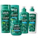 Kit DaBelle Cachos Da Onda: Shampoo 250ml, Condicionador 200ml, Máscara 400g, Creme De Pentear 270g e Gelatina 270ml Kit DaBelle Cachos Da Onda: Shampoo 250ml, Condicionador 200ml, Máscara 400g, Creme De Pentear 270g e Gelatina 270ml