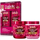 Kit DaBelle Cereja Mania: Shampoo 410ml e Condicionador 175ml + Máscara 400g, Gelatina 400g
