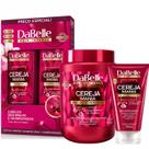 Kit DaBelle Cereja Mania: Shampoo 410ml e Condicionador 175ml + Máscara 800g, Óleo Em Creme Kit DaBelle Cereja Mania: Shampoo 410ml e Condicionador 175ml + Máscara 800g, Óleo Em Creme