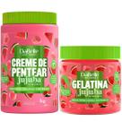 Kit Dabelle Jujuba Melancia Creme de Pentear 1Kg + Gelatina 500g