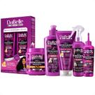 Kit DaBelle Meu Cronograma Perfeito: Shampoo 410ml e Condicionador 175ml + Máscara de Nutrição, Creme de Pentear, Óleo em Creme, Selante, Tônico