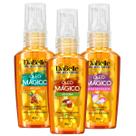 Kit Dabelle Trio Óleos Reparadores Jojoba Argan Rosa Mosqueta 45ml