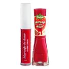 Kit Dailus Morango Do Amor Cobertura Crocante: Gloss Labial 4ml e Esmalte Cremoso 8ml Kit Dailus Morango Do Amor Cobertura Crocante: Gloss Labial 4ml e Esmalte Cremoso 8ml