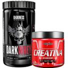 Kit Dark Whey Sabor Chocolate 900g + Creatina Hardcote Integralmedica 300g