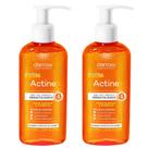 Kit Darrow Actine 2 Géis de Limpeza Facial Vitamina C - Antiacne e Iluminador