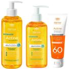 Kit Darrow Actine Gel de Limpeza Oil Control Protetor Solar Facial Sem Cor FPS60
