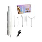 Kit Darsonval 5 Em 1 Portátil Profissional De Alta Frequência Para Terapia Facial Da Pele Para Uso