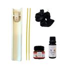 Kit Day Spa Completo: Incensário, 2 Incensos Naturais, Mini Escalda Pés, Óleo Vegano e Scrunchie