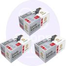Kit de 03 Cx. Luva Descartável Nitrílica Sem Pó Preta G - 100un Descarpack