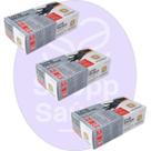 Kit de 03 Cx. Luva Descartável Nitrílica Sem Pó Preta M - 100un Descarpack