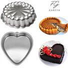 Kit De 1 Forma Charlotte Gomada Decorada Para Bolo Bundt + 1 Forma Coração Reto N. 1