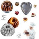 Kit De 1 Forma Coração Ballerine + 1 Forma Suíça Gota Para Bolo Bundt Bolo Nórdico Nordic Cake