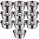Kit de 10 Formas Grande Assadeira Alumínio Polido Redonda Bolo Pudim RL Alta 20Cm Kit de 10 Formas Grande Assadeira Alumínio Polido Redonda Bolo Pudim RL Alta 20Cm