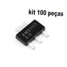 Kit de 100x Ci ams1117 2,5v SMD 2.5V 100 PÇS AMS 1117 1A 1W SOT223 Kit de 100x Ci ams1117 2,5v SMD 2.5V 100 PÇS AMS 1117 1A 1W SOT223