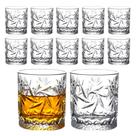 Kit De 12 Copo Vidro Grosso Baixo Whisky Drink Relevo 280ml Kit De 12 Copo Vidro Grosso Baixo Whisky Drink Relevo 280ml