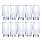 Kit de 12 Copos de Vidro 370ML Suco Água Bartender Drinks Chic Kit de 12 Copos de Vidro 370ML Suco Água Bartender Drinks Chic