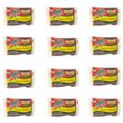 Kit de 12 Pacotes de Esponjas Dupla Face Multiuso Esponflora G