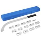 Kit de 15 Piezas para Remover Tensor de Correa Auxiliar QWORK Kit de 15 Piezas para Remover Tensor de Correa Auxiliar QWORK