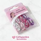 kit de 2, 4 ou 6 caixas de Mini Presilhas De Cabelo Infantil Glitter Tic Tac Menina bebe 3.2cm Moda