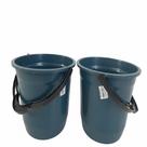 Kit de 2 Baldes 8L Arqplast alça plástica Cores Diversas