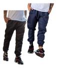 Kit De 2 Calças Tactel Jogger Esportiva 2 Bolsos Lateral 016