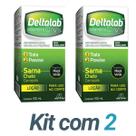 KIT de 2 DELTALAB LOÇÃO COM 100ML Sarna Chato e Carrapato fragrancia maçã KIT de 2 DELTALAB LOÇÃO COM 100ML Sarna Chato e Carrapato fragrancia maçã