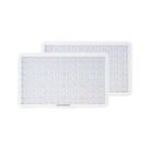 Kit de 2 Luzes amaran Pano 60c 60W Painel RGBWW Full Color com 12 Efeitos de Iluminação e Modo de Operação Rápida (Branco)