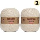 Kit de 2 Novelos Barroco Natural Fio 6 com 791 Metros Circulo Barbante de 100% Algodão para Crochê, Tricô, Tear, Tapeçaria e Artesanato Kit de 2 Novelos Barroco Natural Fio 6 com 791 Metros Circulo Barbante de 100% Algodão para Crochê, Tricô, Tear, Tapeçaria e Artesanato