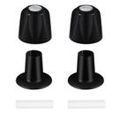 Kit de 2 peças para substituição de alças de chuveiro Vayolli preto fosco Kit de 2 peças para substituição de alças de chuveiro Vayolli preto fosco