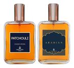 Kit de 2 Perfumes 100ml - Patchouli + Arabian
