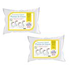 Kit de 2 Travesseiro Infantis - Enchimento de Plumas Naturais
