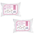 Kit de 2 Travesseiros com Enchimento e Penas e Plumas Kit de 2 Travesseiros com Enchimento e Penas e Plumas