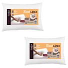 Kit de 2 Travesseiros Real Látex Alto Kit de 2 Travesseiros Real Látex Alto