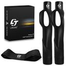 Kit de 2 treinadores de pegada para golfe com faixa para o braço LANJAO Kit de 2 treinadores de pegada para golfe com faixa para o braço LANJAO