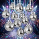 Kit de 20 Balões Espelhados Disco Prata 56 cm JolliLudo Kit de 20 Balões Espelhados Disco Prata 56 cm JolliLudo