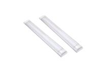 Kit de 20 Luminária Tubular Sobrepor Led Linear 60cm 20w Branco Frio