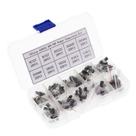 Kit de 200 Transistores TO-92 com 10 Valores e Caixa Organizadora Kit de 200 Transistores TO-92 com 10 Valores e Caixa Organizadora