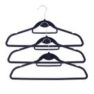 Kit de 24 Cabides de Veludo Preto - Oikos