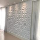 Kit De 24 Placas Decorativa 3d Com Fita 3m Rendimento 6 M²