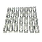 Kit de 28 Unidades Presilha Metal Parachoque Grade Strada