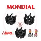 Kit de 3 Arrastes do Copo Liquidificador Mondial L-1200 Turbo
