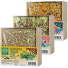 Kit de 3 Bandejas de Forragem Small Pet Select com Petiscos Naturais
