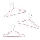 Kit de 3 Cabides Infantis de Metal E Pvc - Oikos ROSA Kit de 3 Cabides Infantis de Metal E Pvc - Oikos ROSA