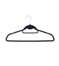 Kit de 3 Cabides Toq de Veludo com Gancho Frontal Happy Closet Preto Kit de 3 Cabides Toq de Veludo com Gancho Frontal Happy Closet Preto