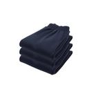 Kit de 3 Calças de Moletom Azuis com Costura Reforçada e Bolsos Laterais Kit de 3 Calças de Moletom Azuis com Costura Reforçada e Bolsos Laterais