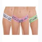 Kit de 3 Calcinhas Zebra com Renda BR Lingerie