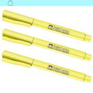 Kit De 3 Canetas Marca Texto Amarela Faber Castell Grifpen Amarelo