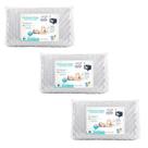 Kit de 3 Colchonetes Macios Para Berço Desmontável